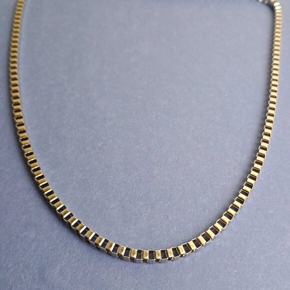 Mens Stainless Steel Box Link Chain Necklace - Walmart.com STAINLESS STEEL Unisex Box Chain Necklace Silver Tone